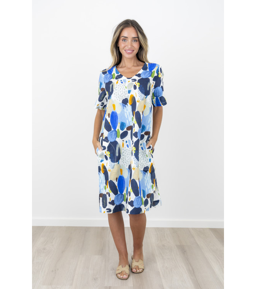 Indi abstract dress