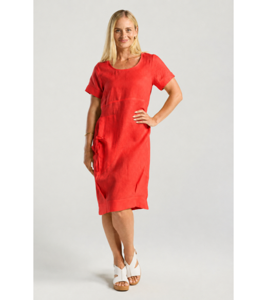 Lillian bubble hem dress