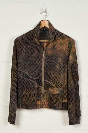 L/slv zipped jacket-berlin-Gaby's