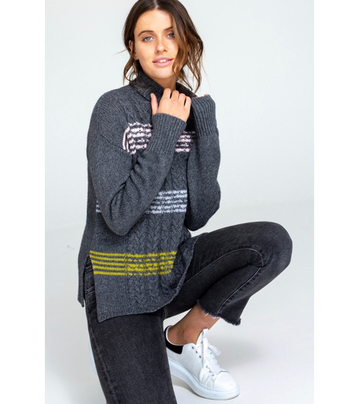 Cable stripe pullover - Labels-Zaket & Plover : Gaby's Warkworth ...