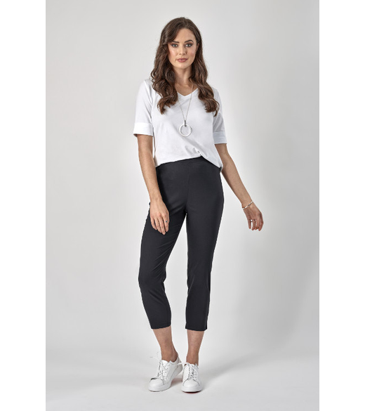 Skinny leg 7/8 pull on pant