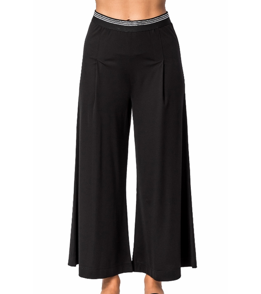 Knit palazzo pant