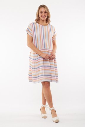 Sunset stripe dress-elm-Gaby's