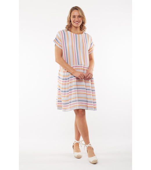 Sunset stripe dress