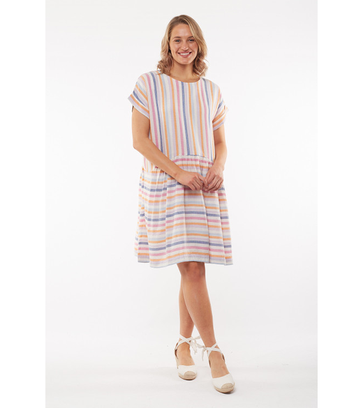 Sunset stripe dress