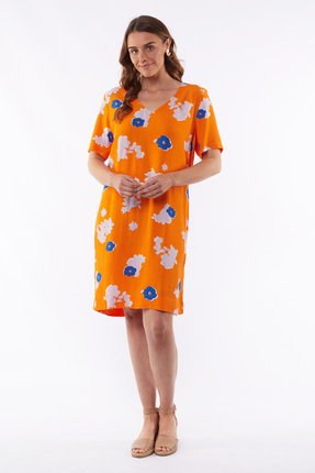 Clover floral shift dress-elm-Gaby's