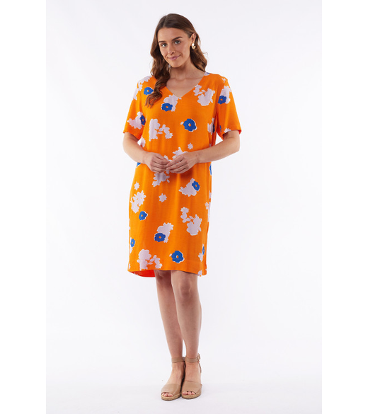 Clover floral shift dress