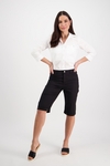 Poplin straight leg short