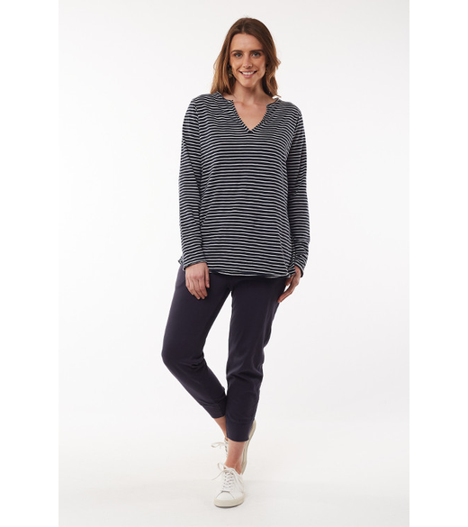 Coles Bay l/slv stripe henley