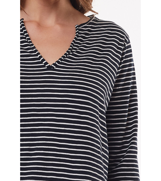 Coles Bay l/slv stripe henley LabelsElm Gaby's Warkworth ELM C21