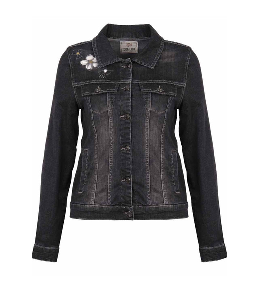 Jean jacket with print