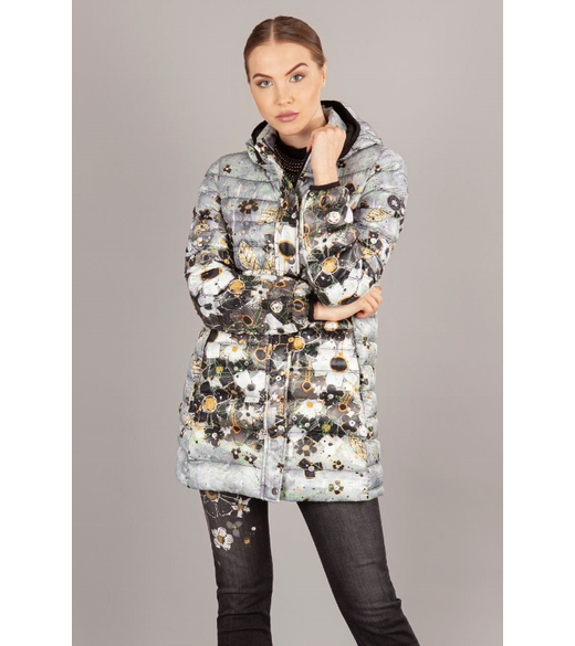 Puffer coat with hood