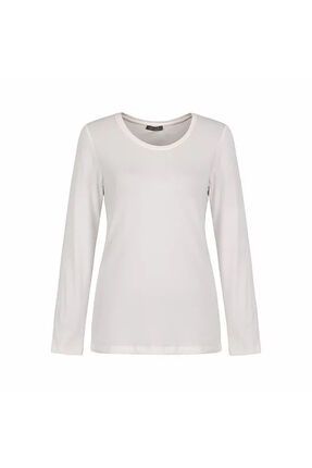 Round neck l/slv tee-tops-Gaby's