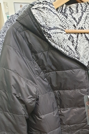 Reversible 3/4 length down jacket-coats-Gaby's