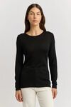 Merino crew top