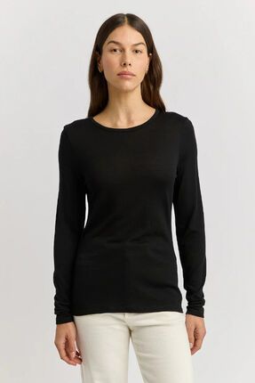 Merino crew top-tops-Gaby's