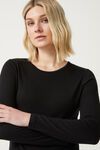 Merino crew top