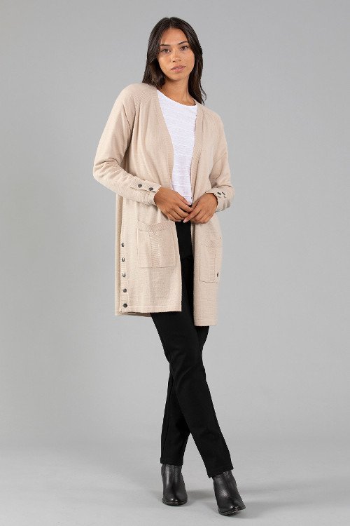 Snap trim cardigan Labels Yarra Trail Gaby s Warkworth YARRA TRAIL C21
