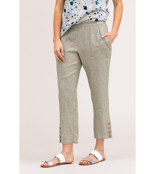 Relaxed linen pant