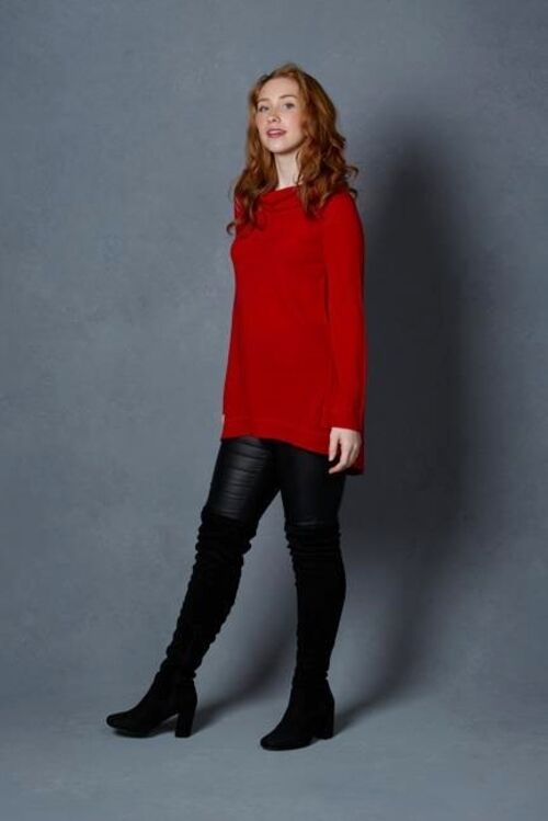 Cowl neck longline jumper - Labels 