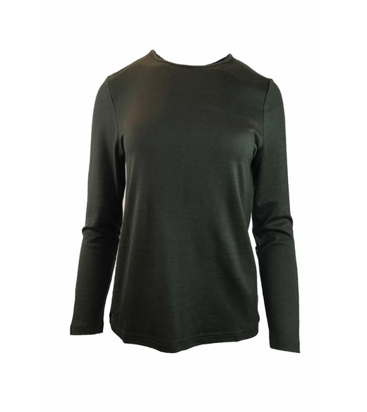 Self trim merino top