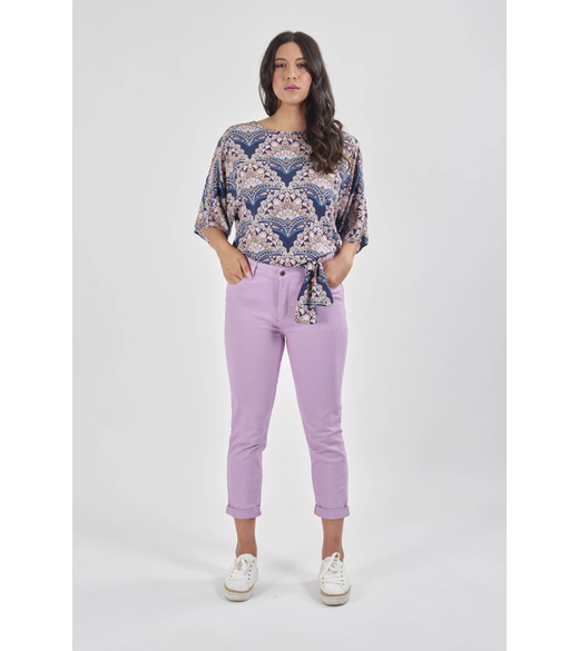 Skinny leg crop jean