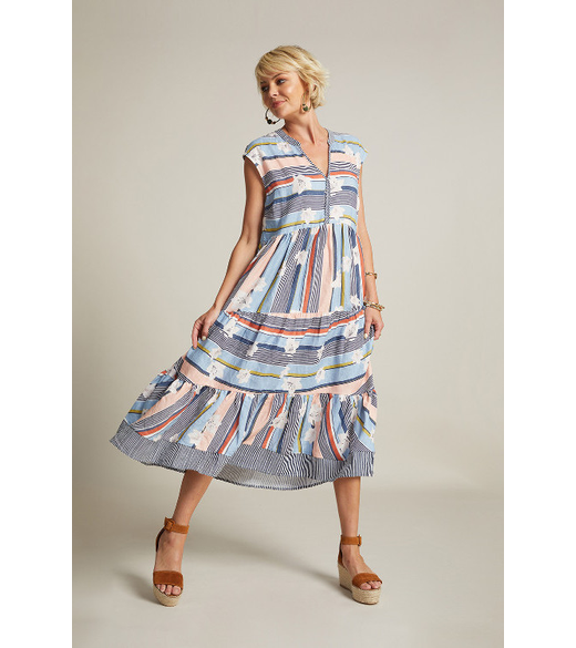 Behind the line sundress