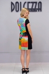 S/slv side panel dress