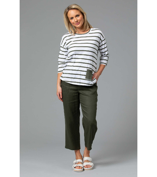 Relaxed stripe tee