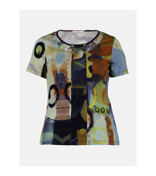 Top with button detail