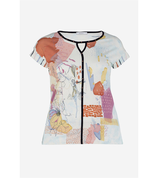 Top with V keyhole opening