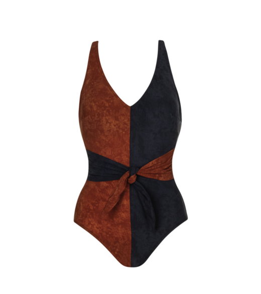 Tie front swimsuit - C cup