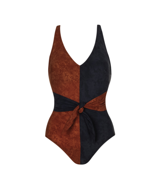 Tie front swimsuit - C cup