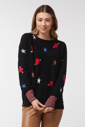Hearts & Stars jumper-zaket-and-plover-Gaby's