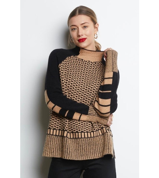 Fairisle funnel neck  jumper