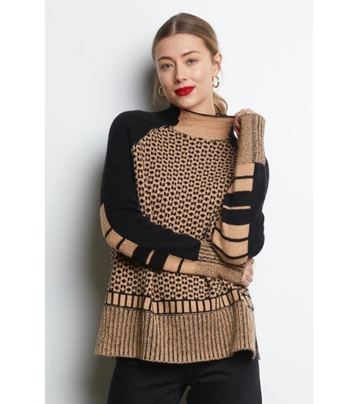 Fairisle funnel neck  jumper