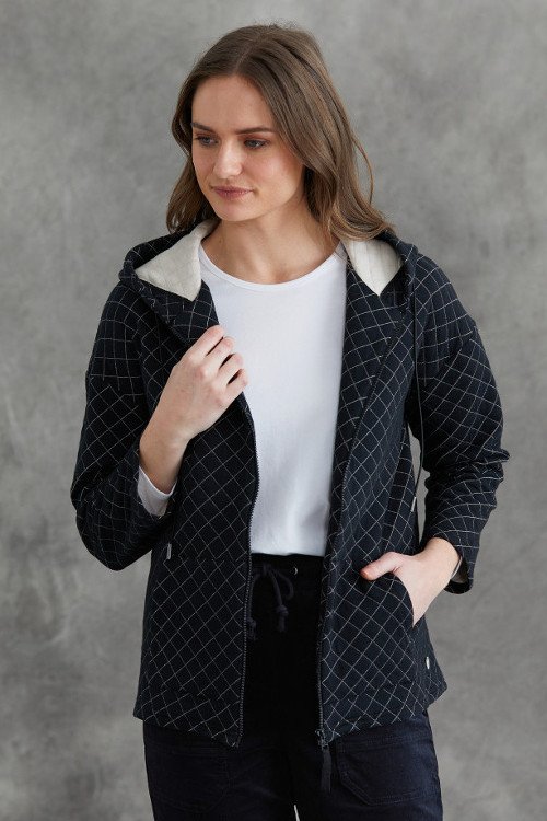 Quilted zip jacket LabelsYarra Trail Gaby's Warkworth YARRA