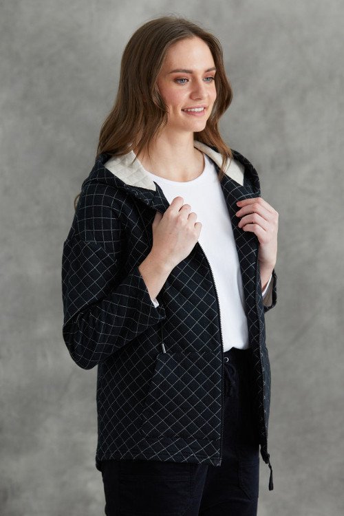 Quilted zip jacket LabelsYarra Trail Gaby's Warkworth YARRA