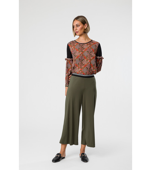 Donna knit palazzo pant