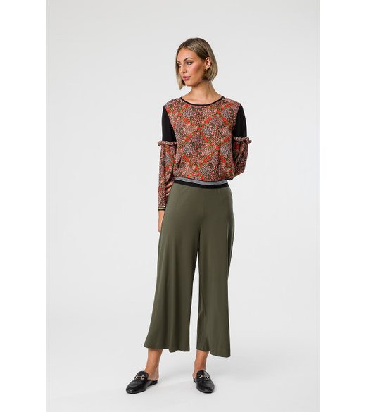 Donna knit palazzo pant