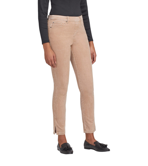 Pull-on pant with side insert