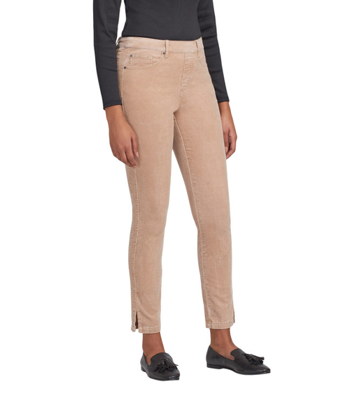 Pull-on pant with side insert