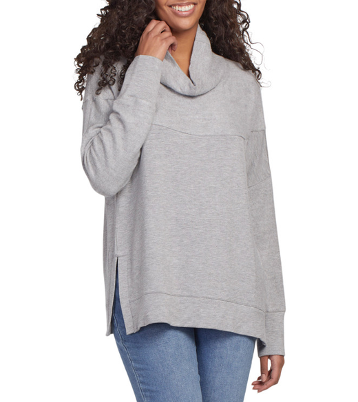 Long sleeve top with side slits