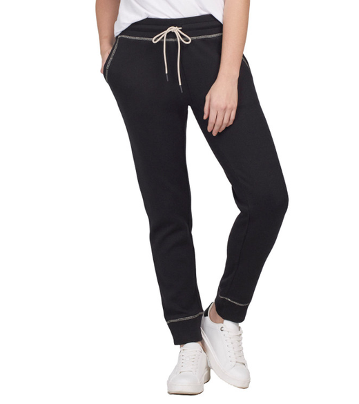 Jogger with contrast stitching