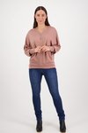 Merino batwing top