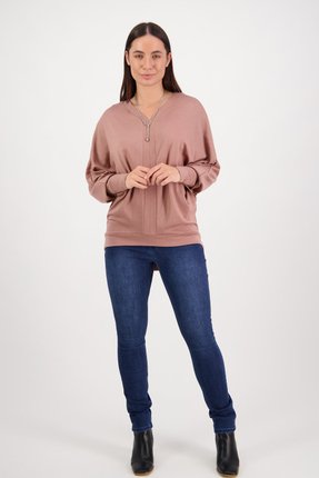 Merino batwing top-tops-Gaby's