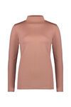 Merino polo neck top