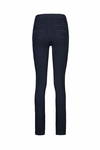 Slim leg knit denim pull-on