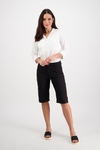 Poplin straight leg short