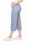 Wide leg crop pant with pockets